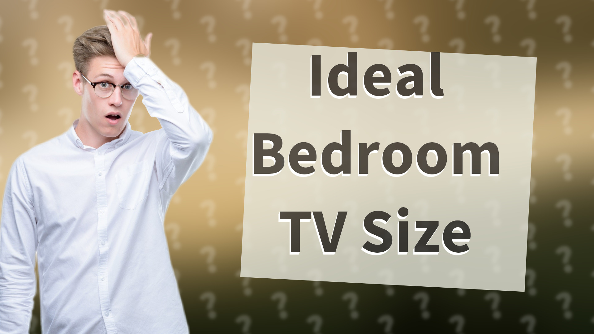 Ideal Bedroom TV Size