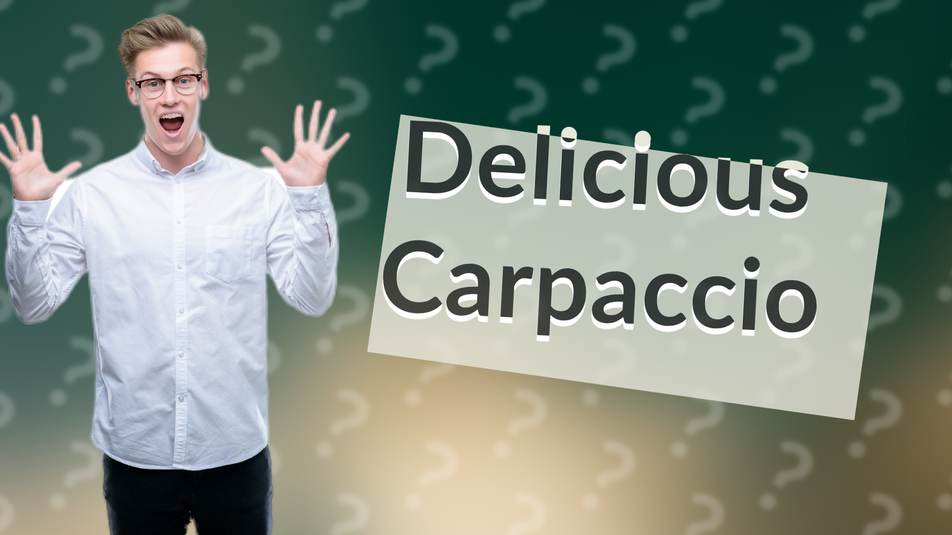 Delicious Carpaccio