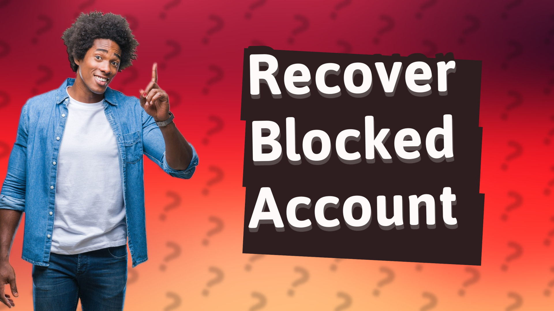 Recover Blocked Account