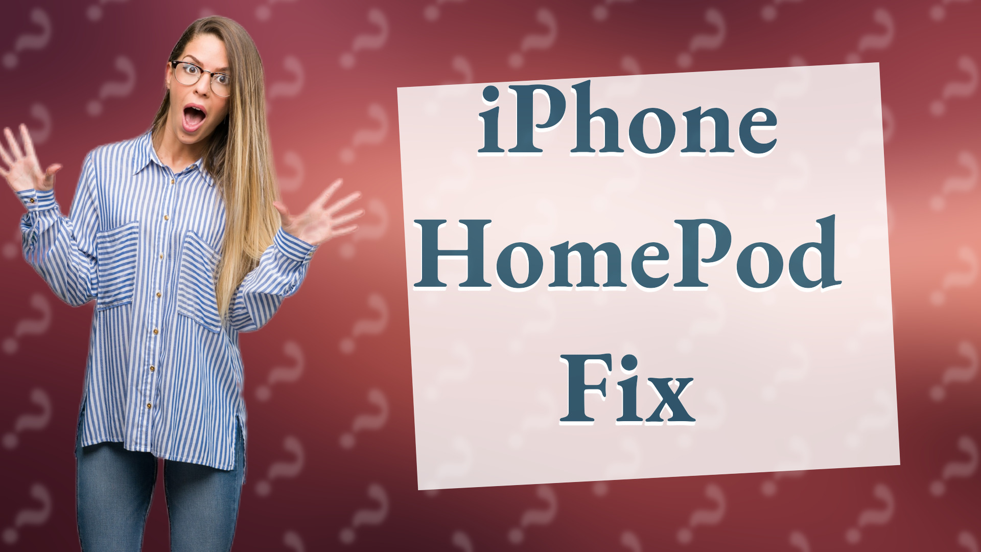 iPhone HomePod Fix