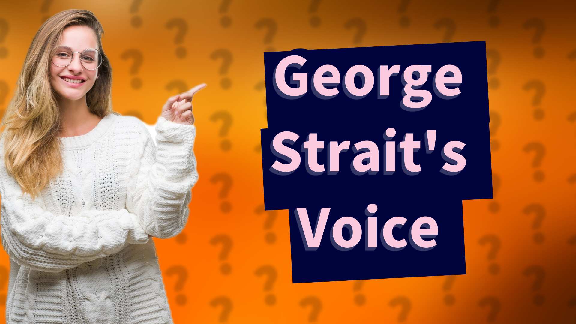 George Strait's Voice