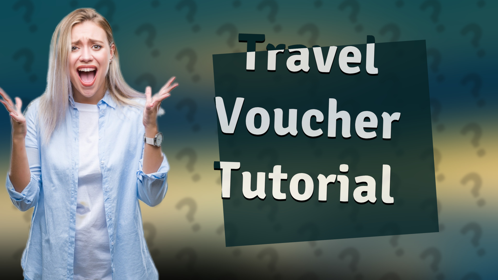 Travel Voucher Tutorial
