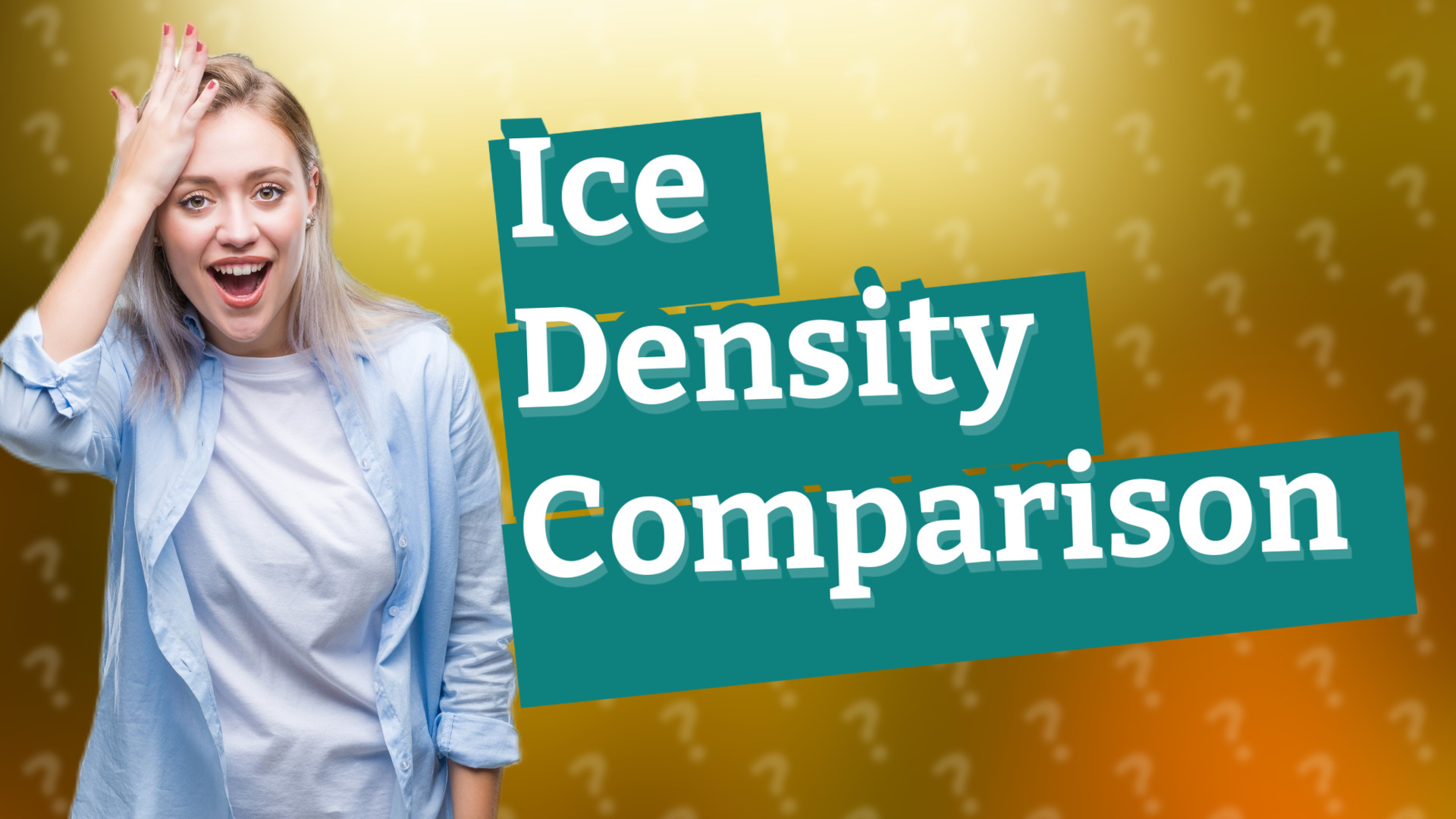 Ice Density Comparison