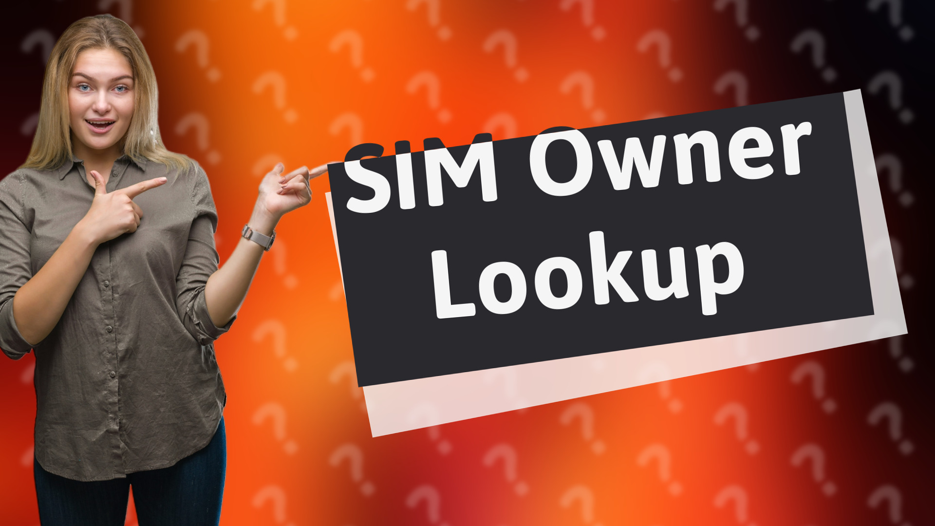 SIM Owner Lookup