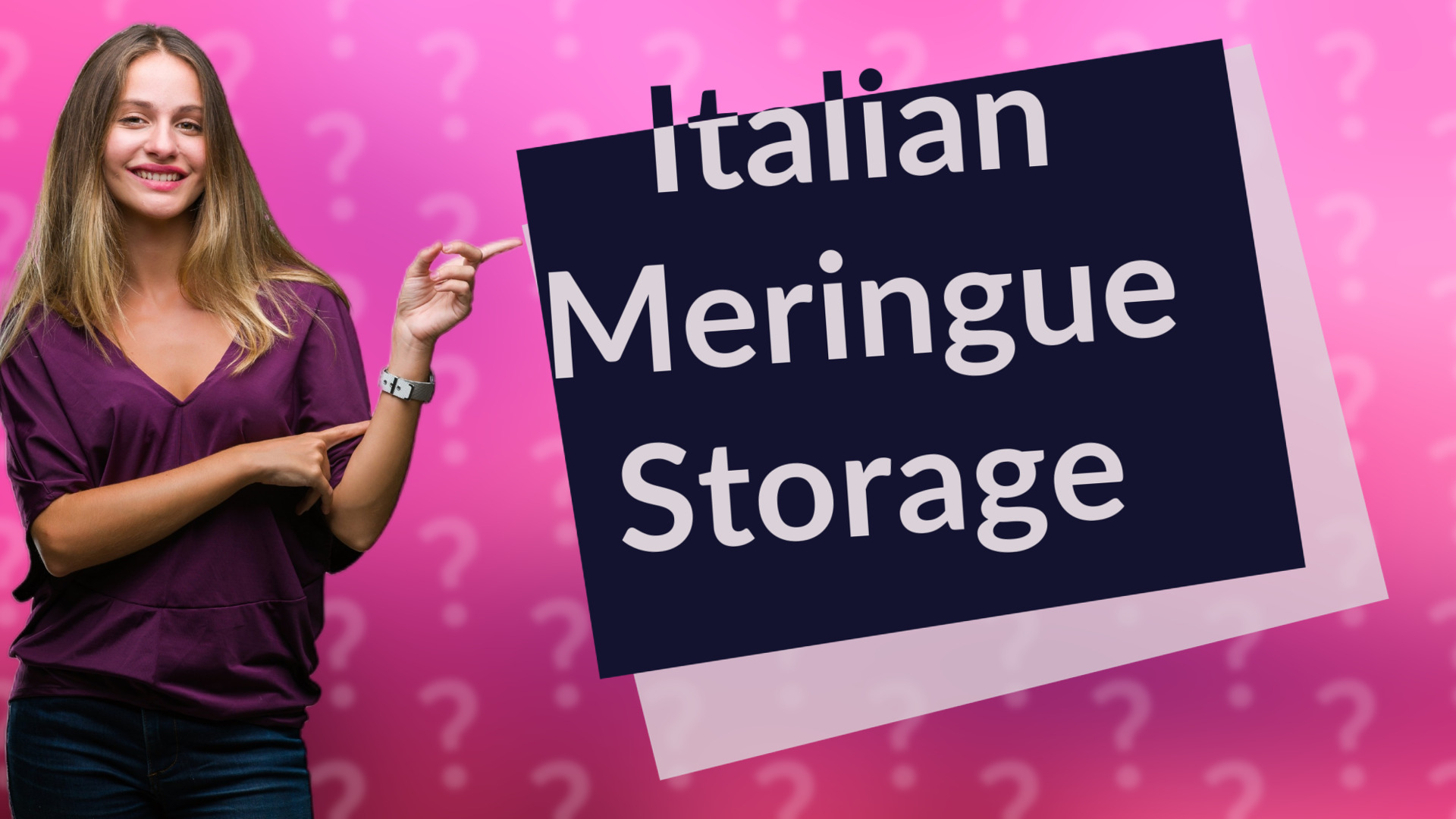 Italian Meringue Storage