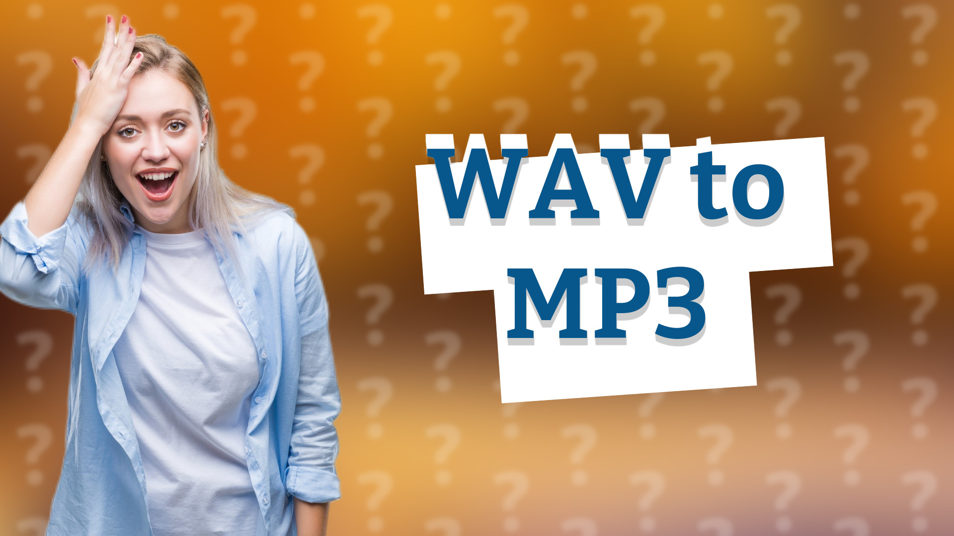 WAV to MP3