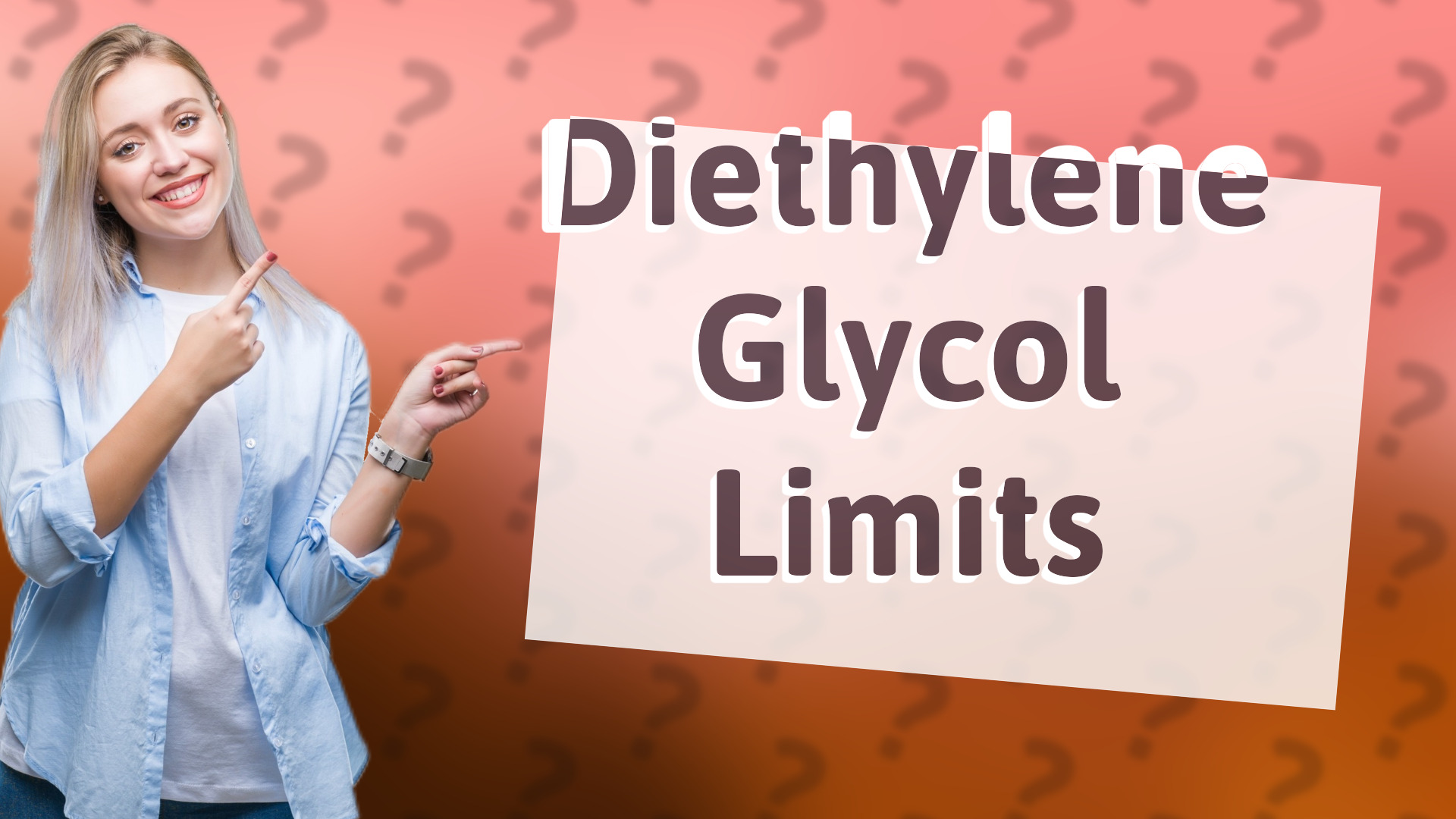 Diethylene Glycol Limits