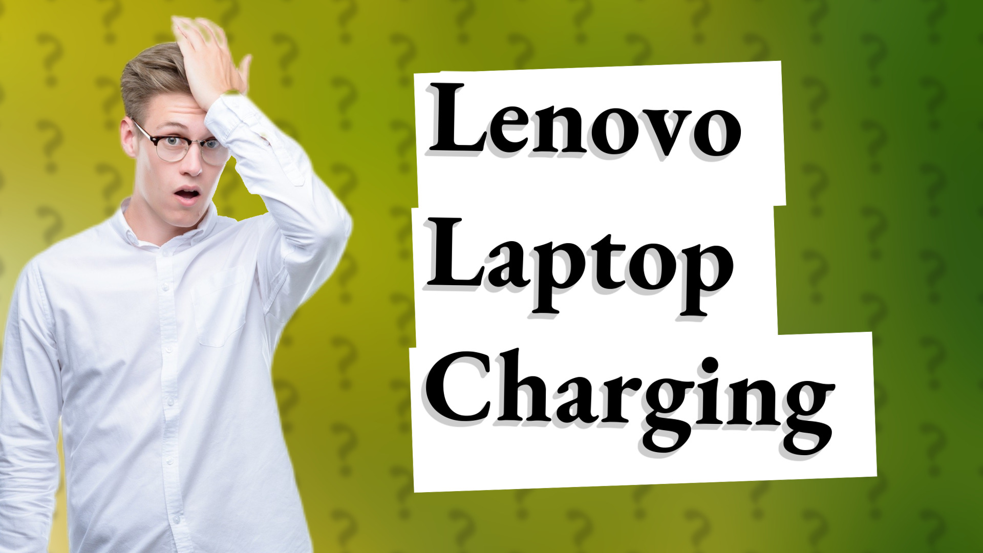 Lenovo Laptop Charging