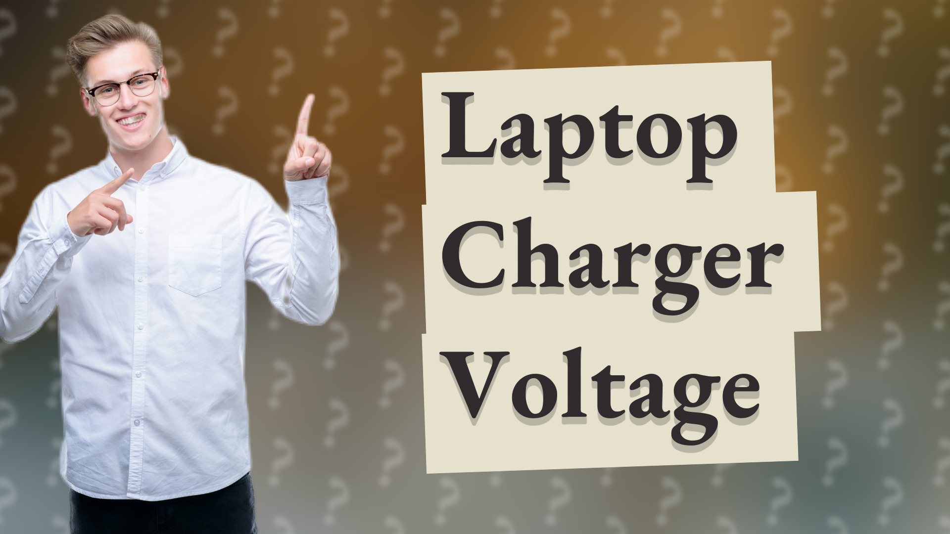 Laptop Charger Voltage