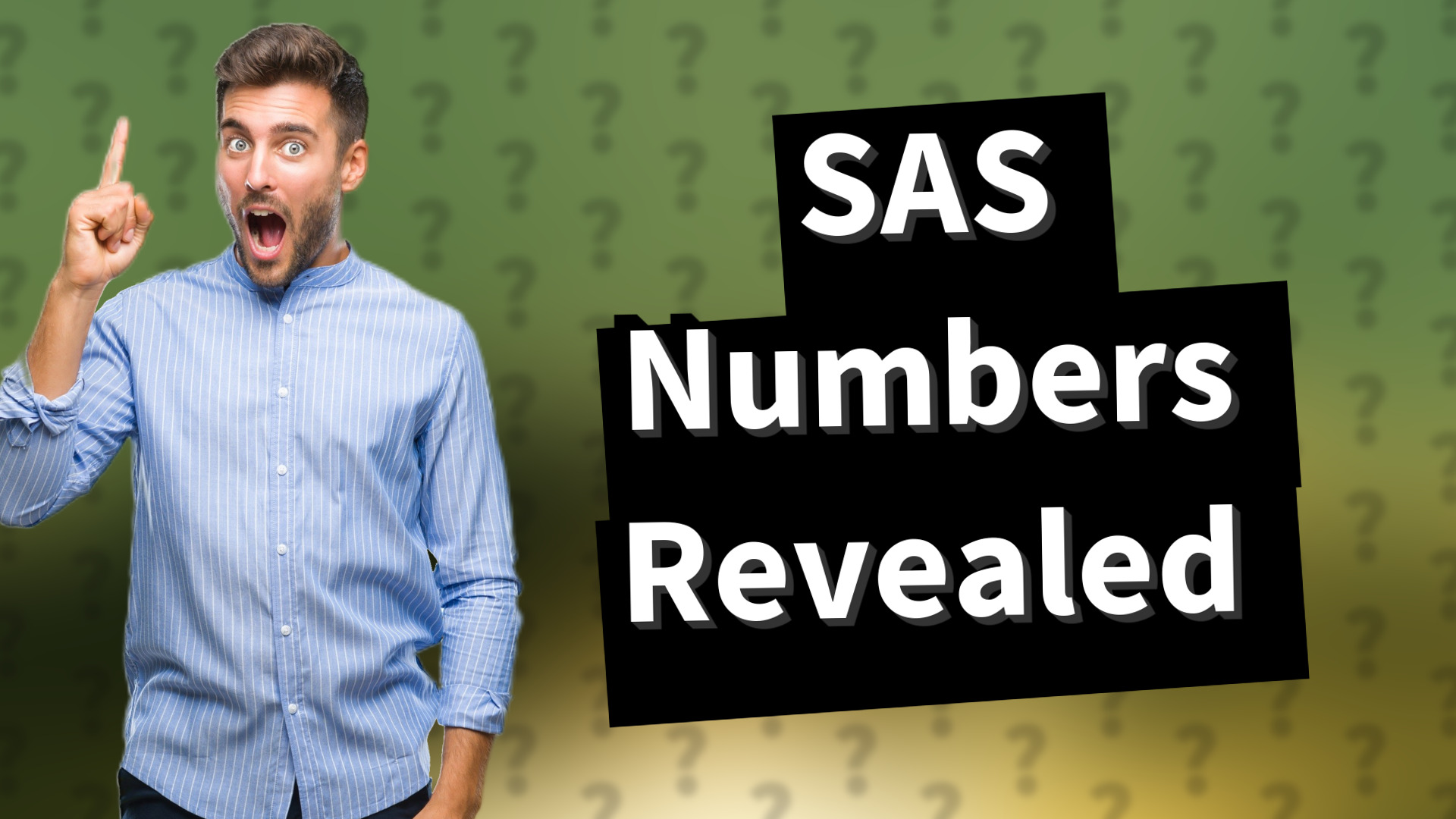 SAS Numbers Revealed
