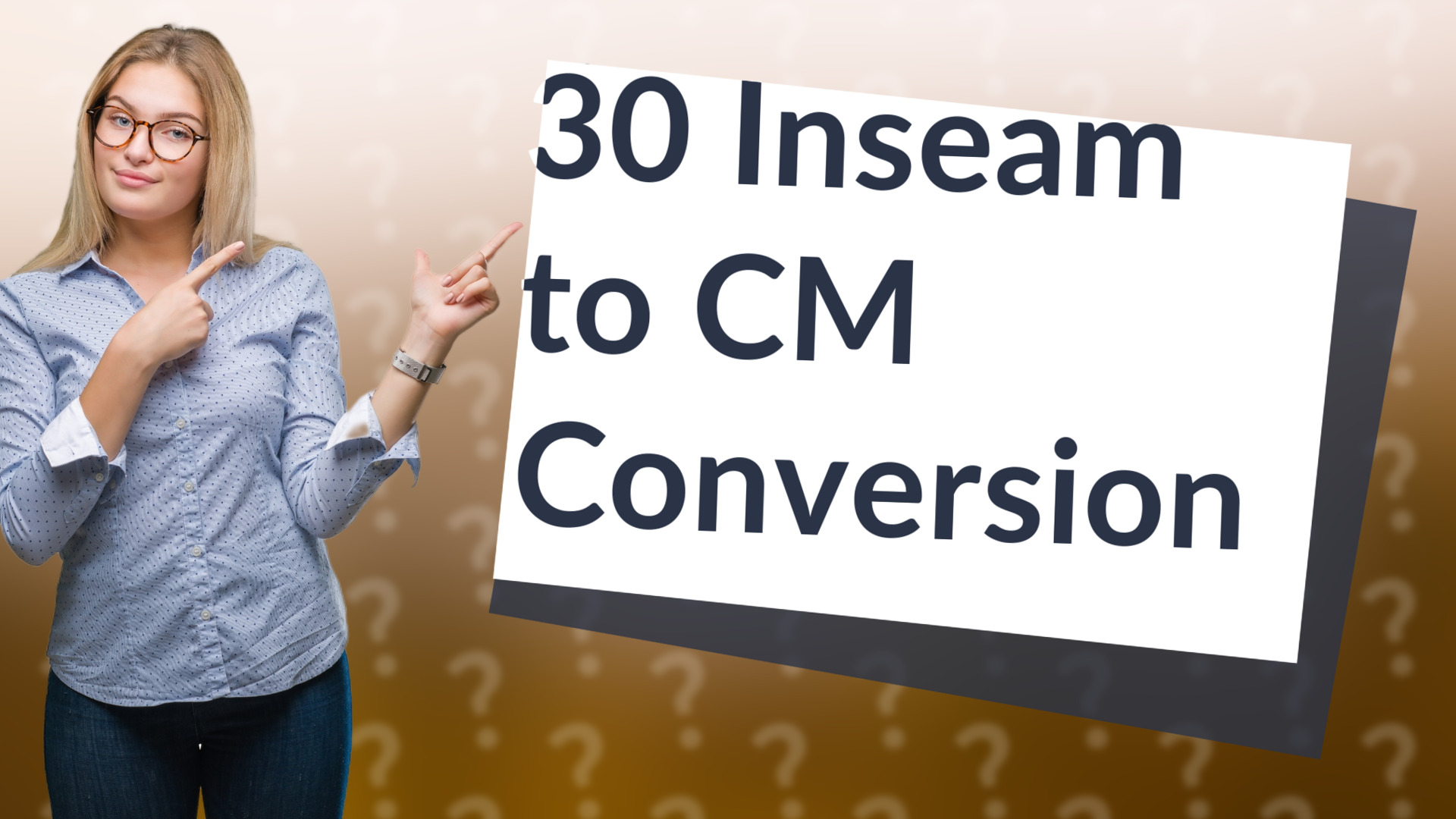 30 Inseam to CM Conversion
