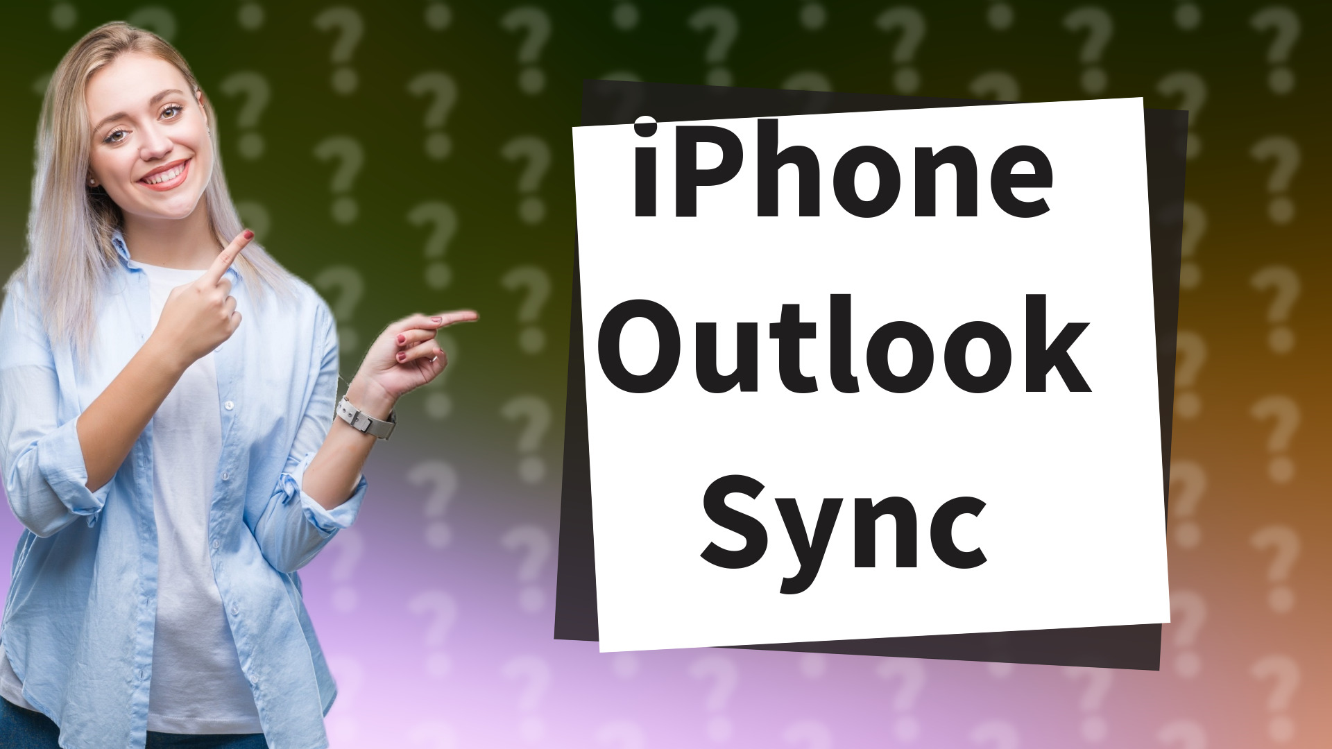 iPhone Outlook Sync