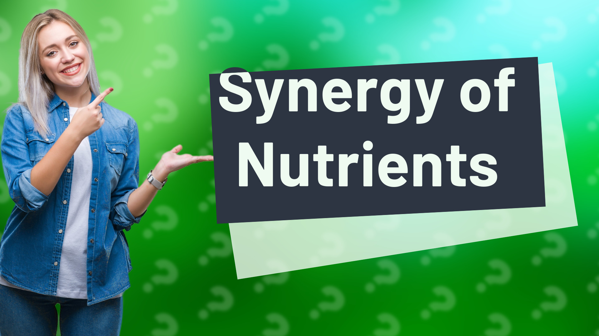 Synergy of Nutrients