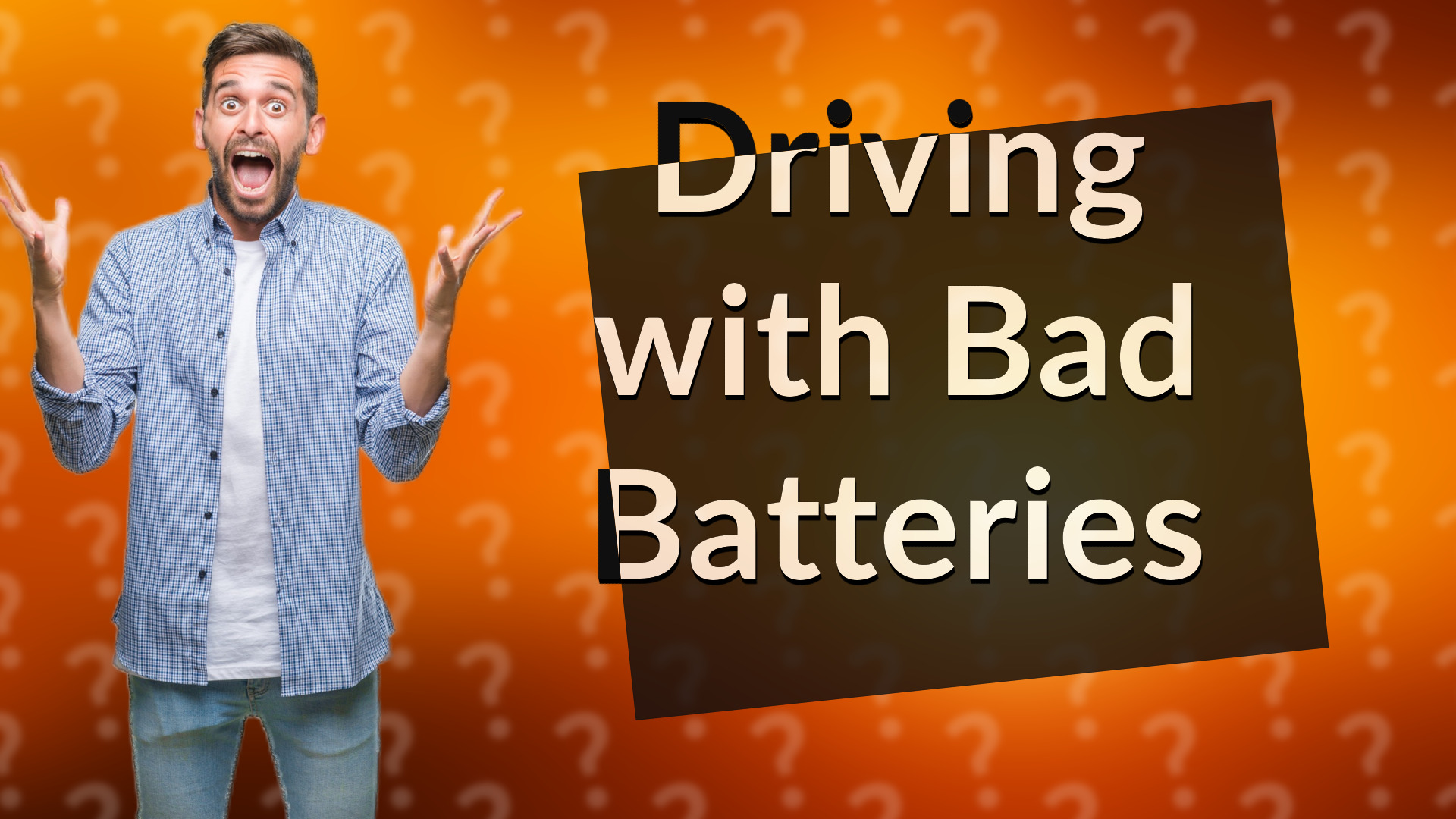 Driving with Bad Batteries