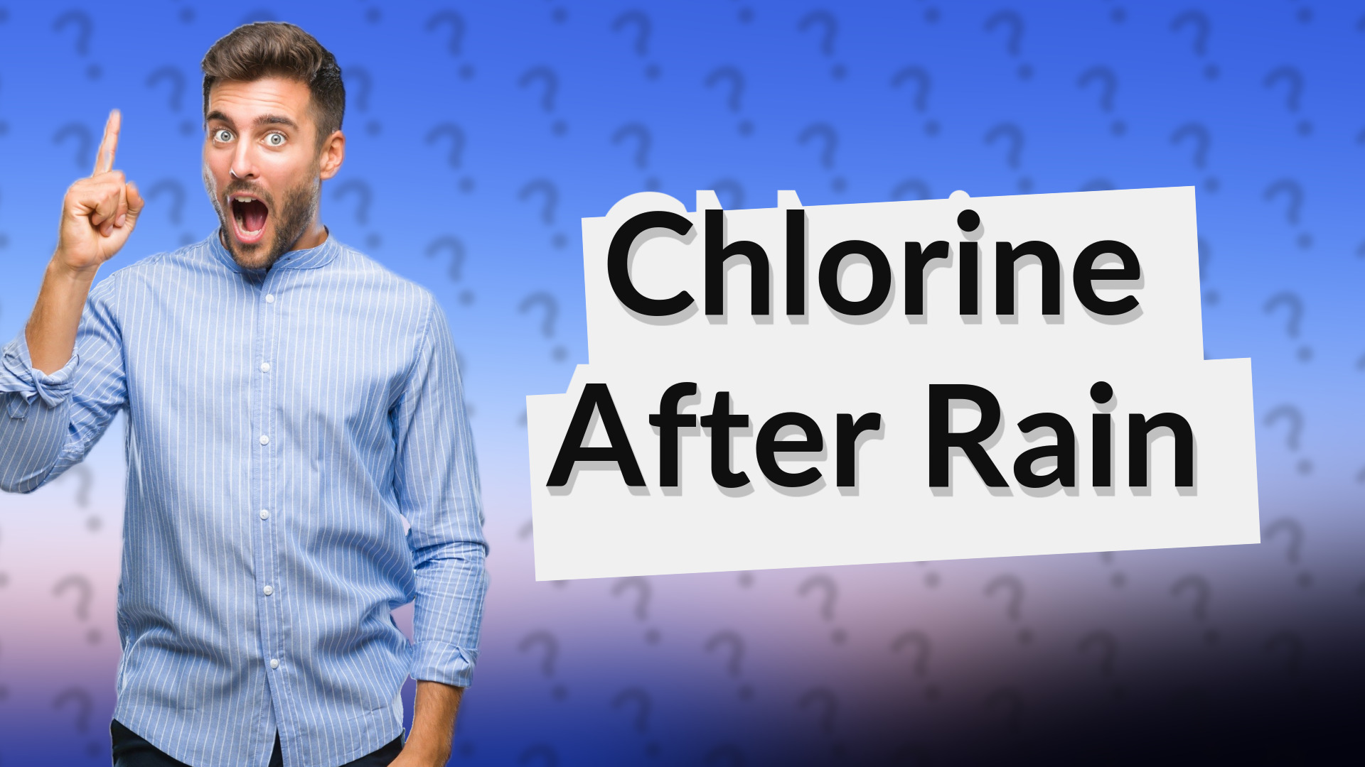 Chlorine After Rain