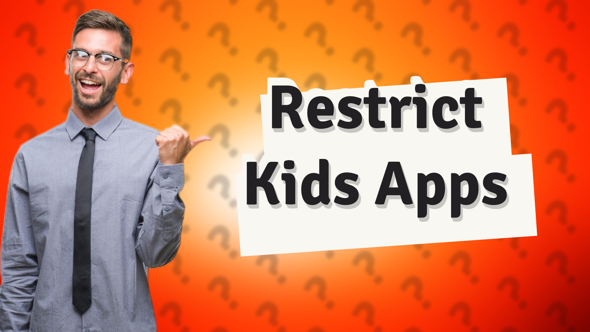 Restrict Kids Apps