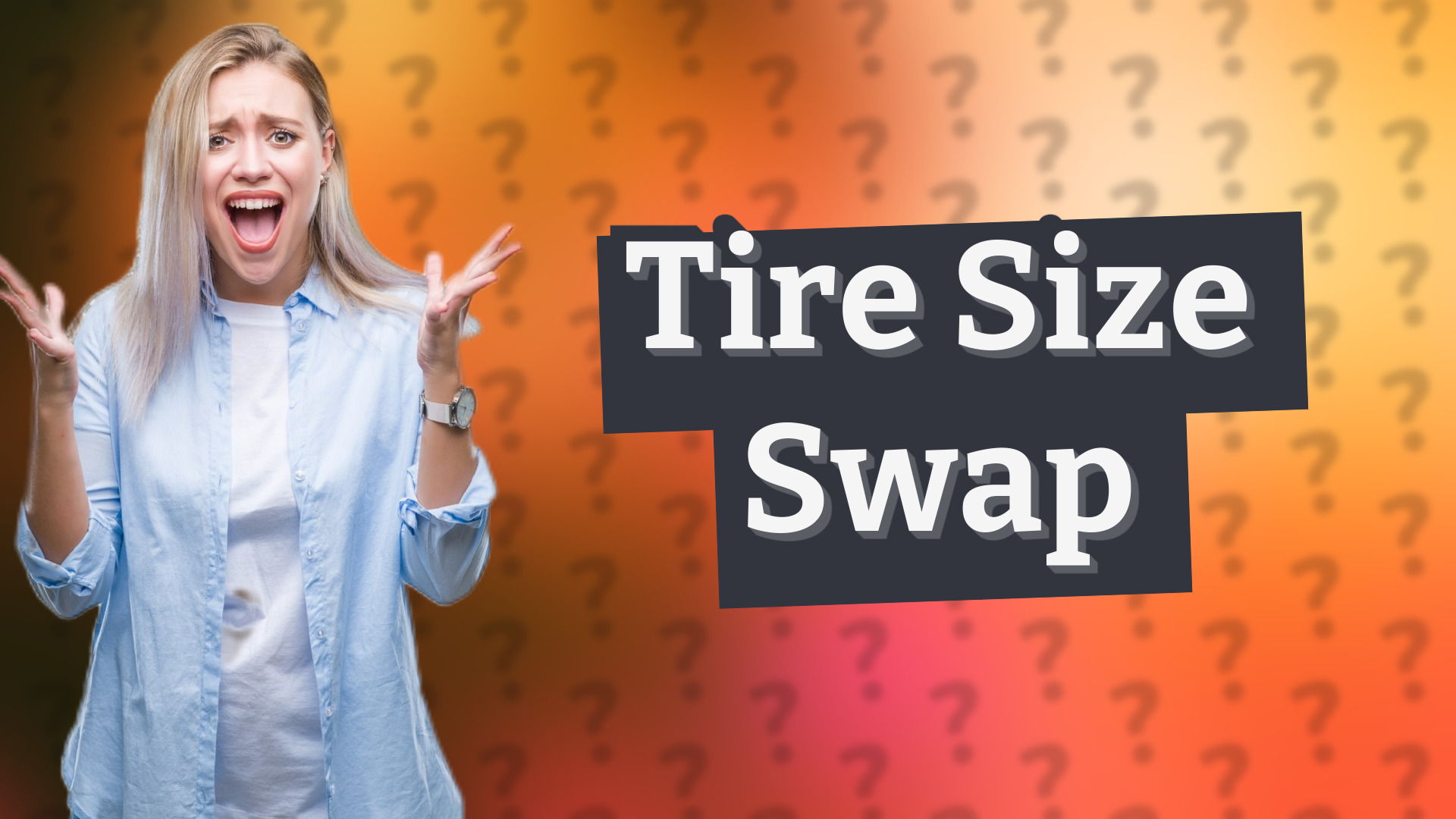 Tire Size Swap