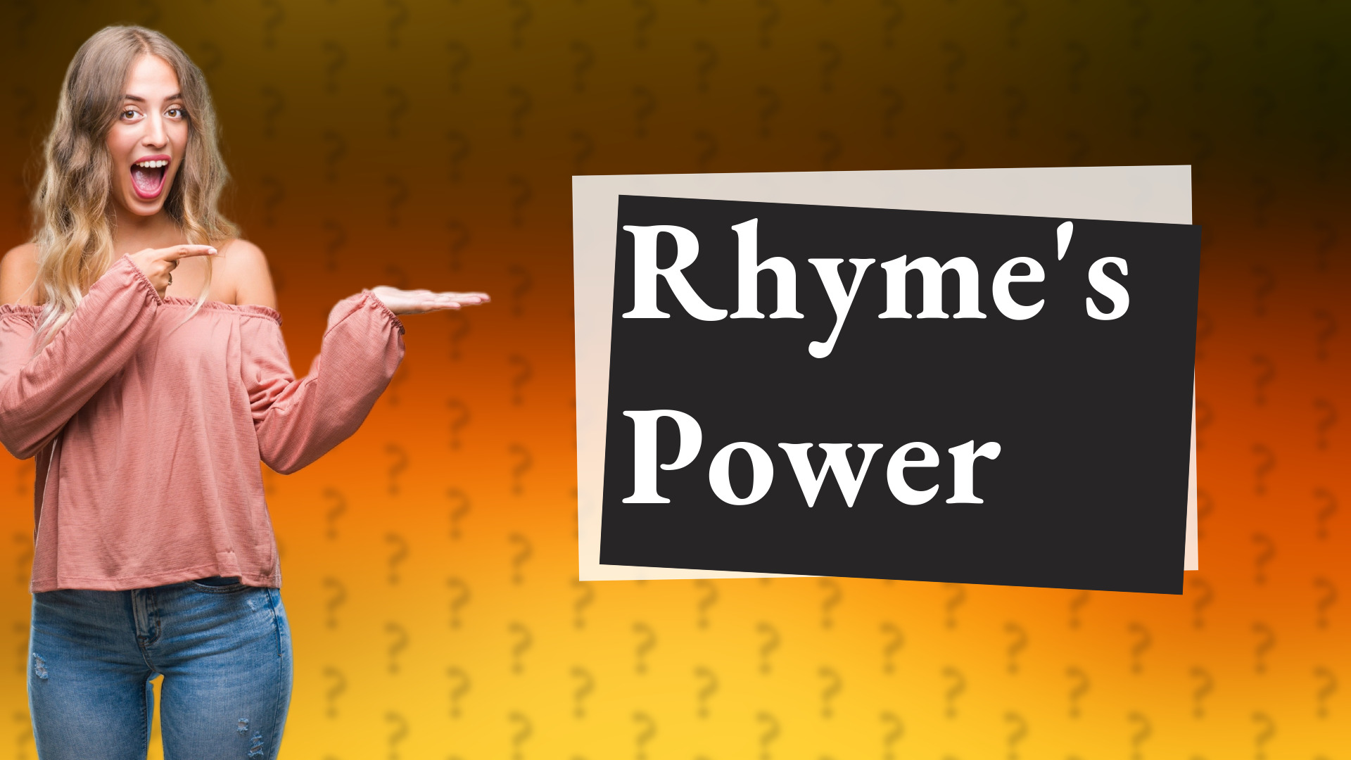 Rhyme's Power