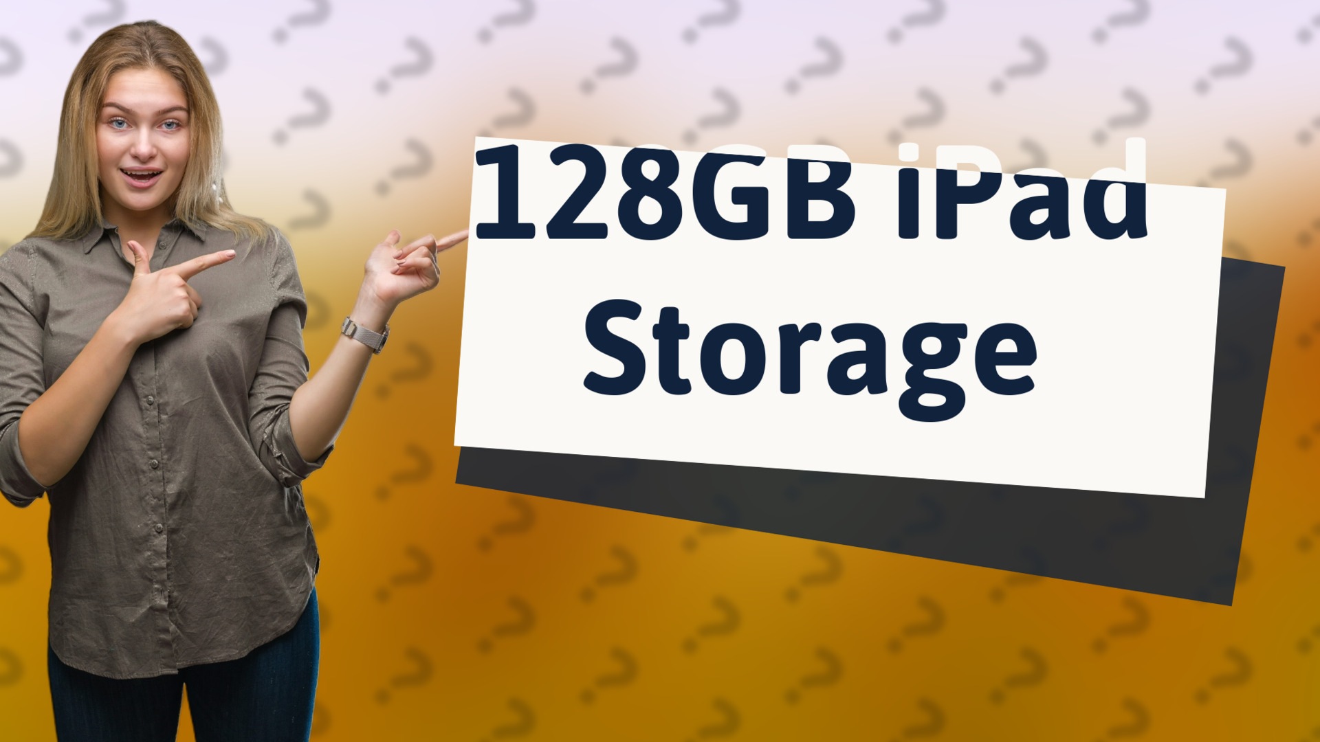 128GB iPad Storage
