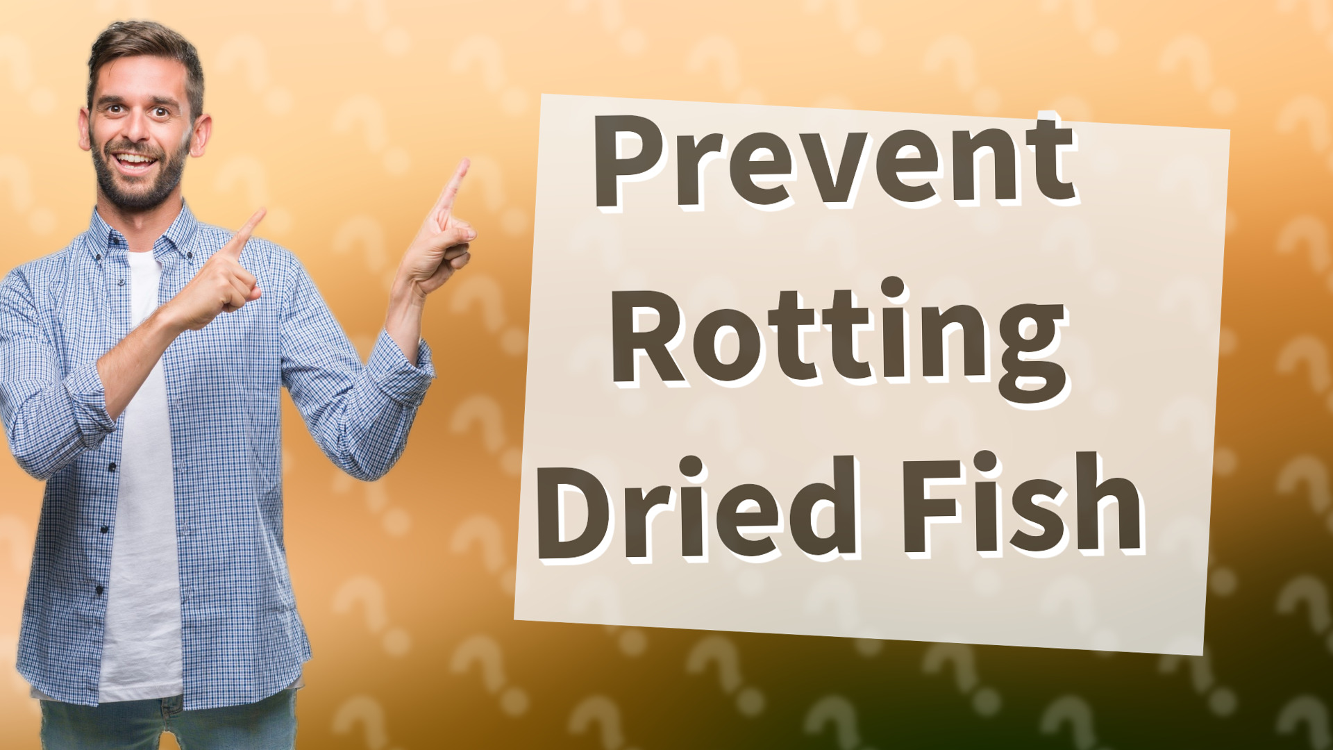 Prevent Rotting Dried Fish