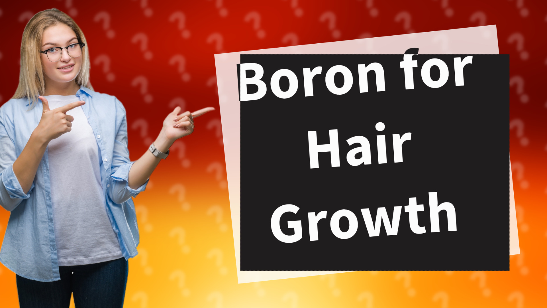 Boron for Hair Growth
