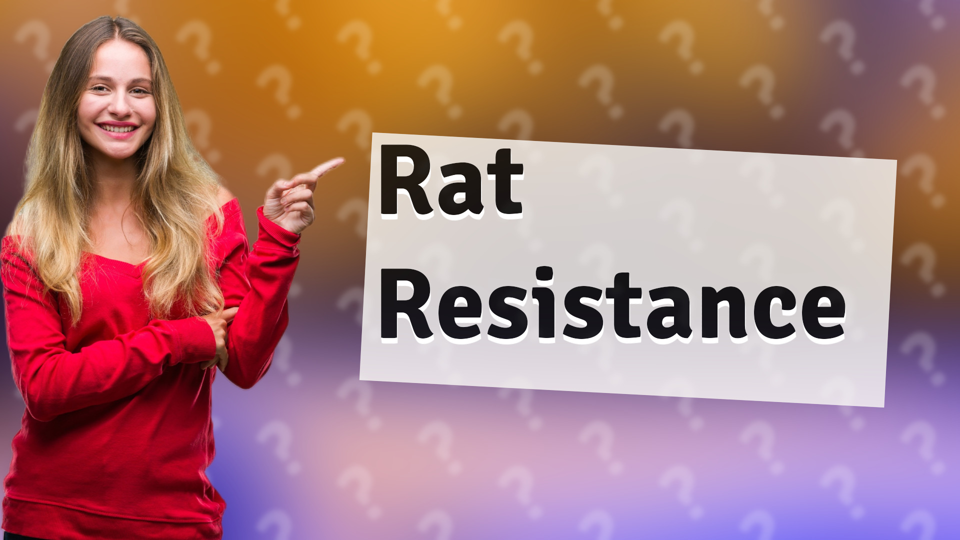 Rat Resistance