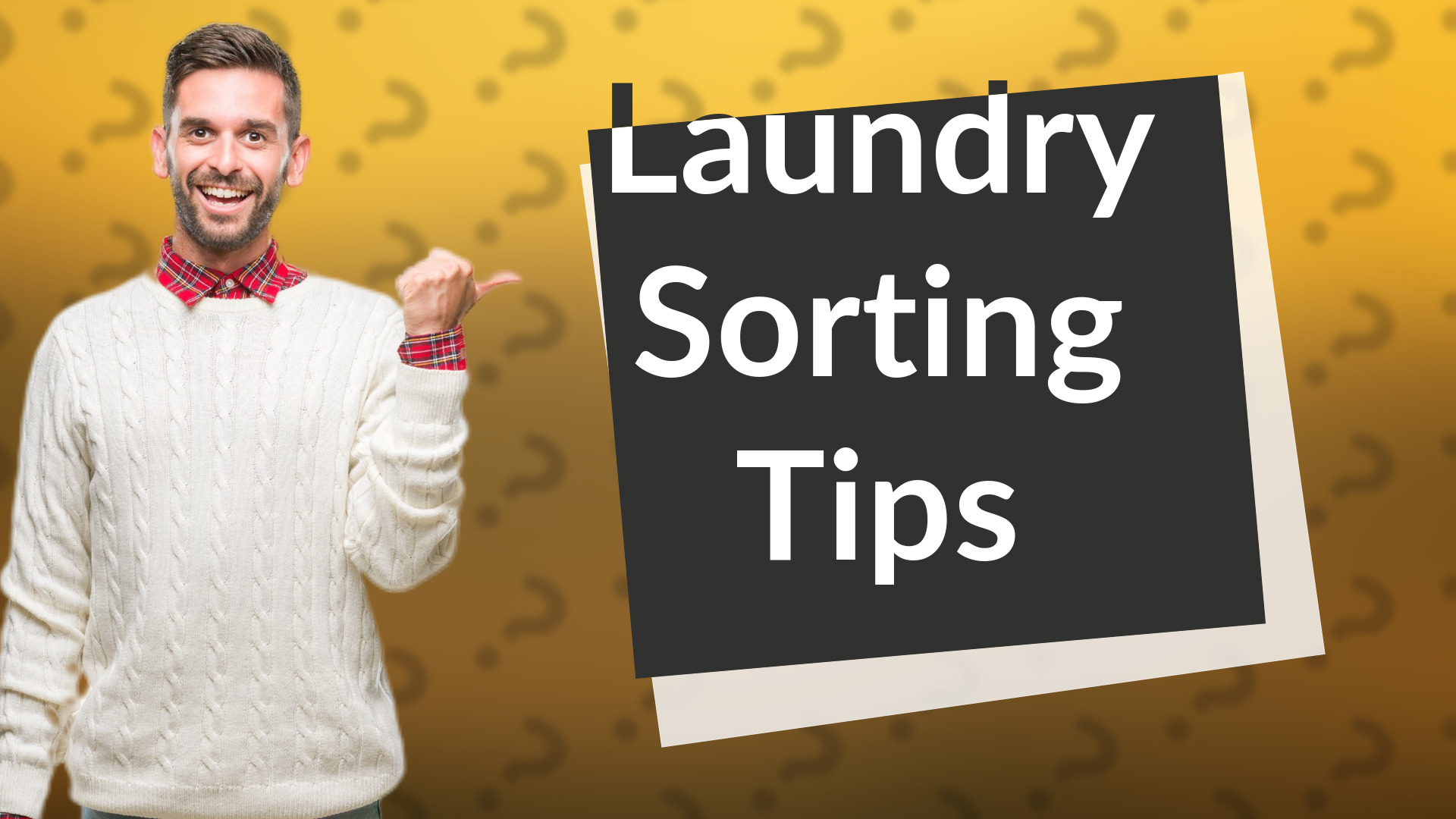 Laundry Sorting Tips