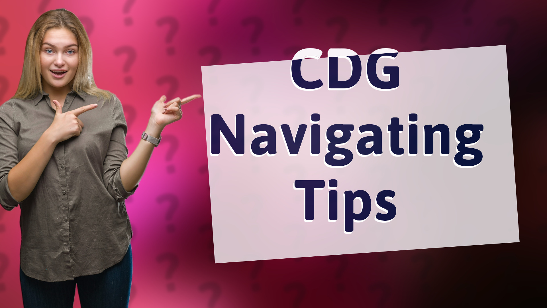 CDG Navigating Tips