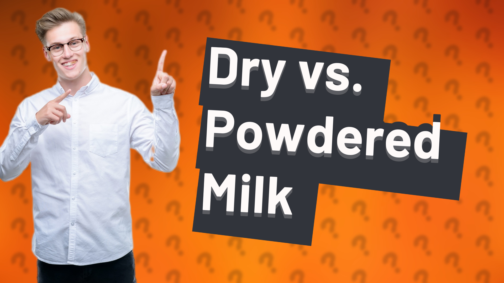 Dry vs. Powdered Milk
