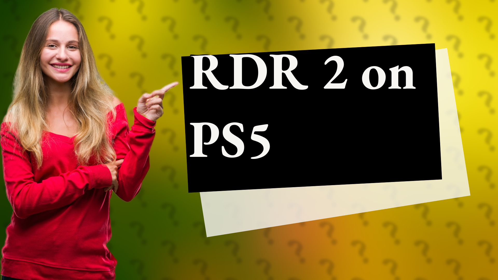 RDR 2 on PS5