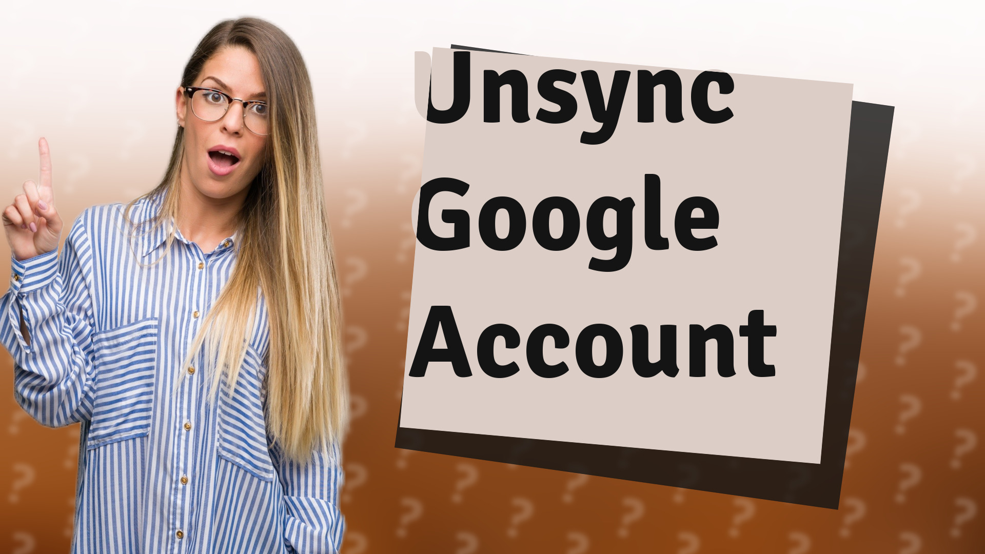 Unsync Google Account