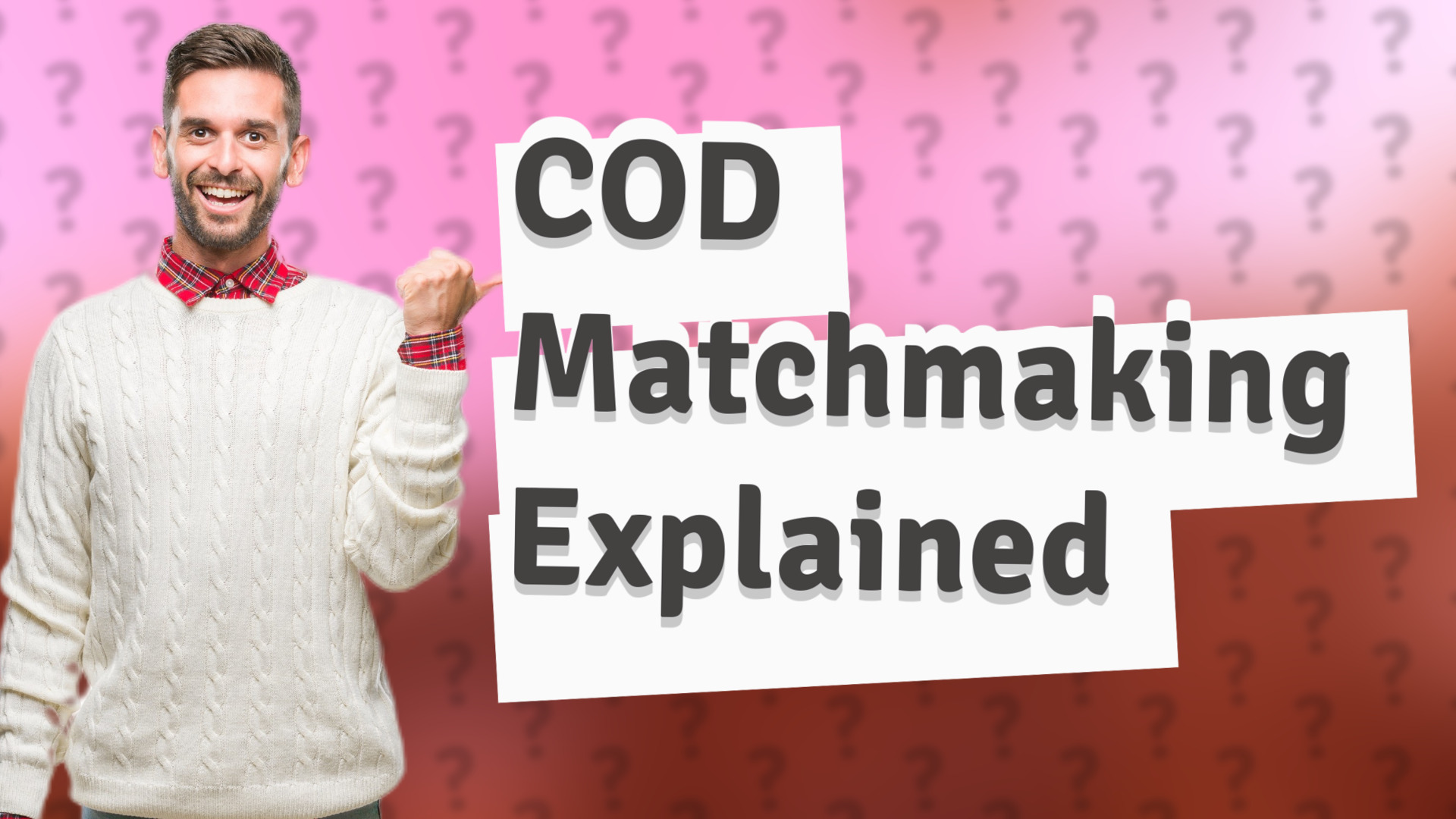 COD Matchmaking Explained