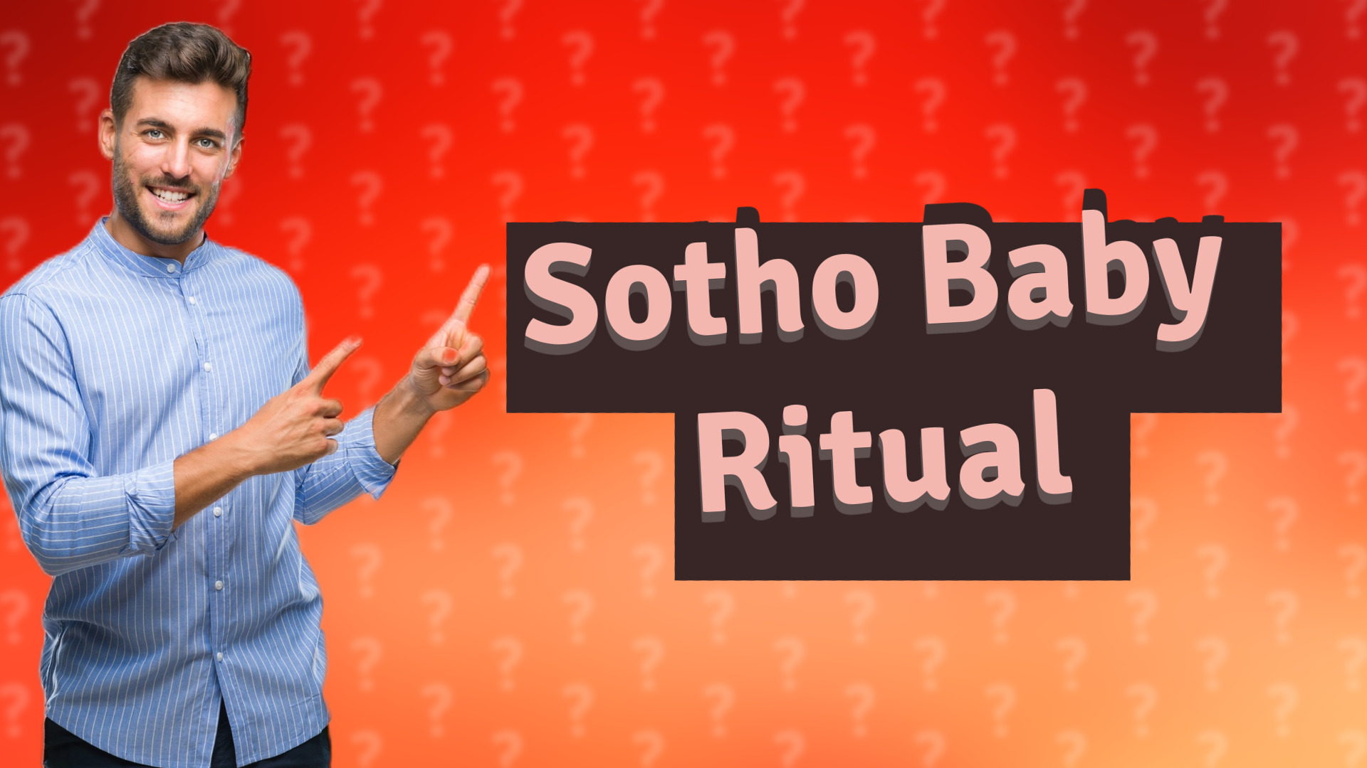 Sotho Baby Ritual