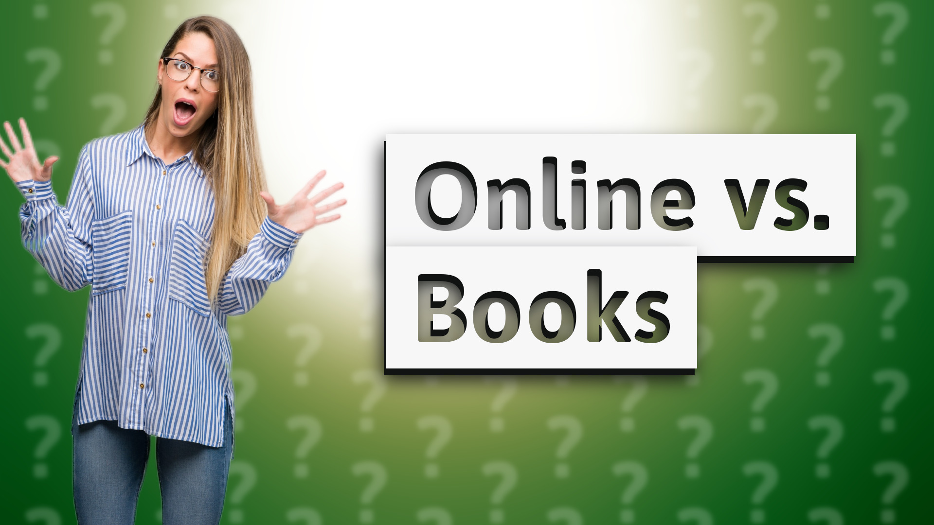 Online vs. Books