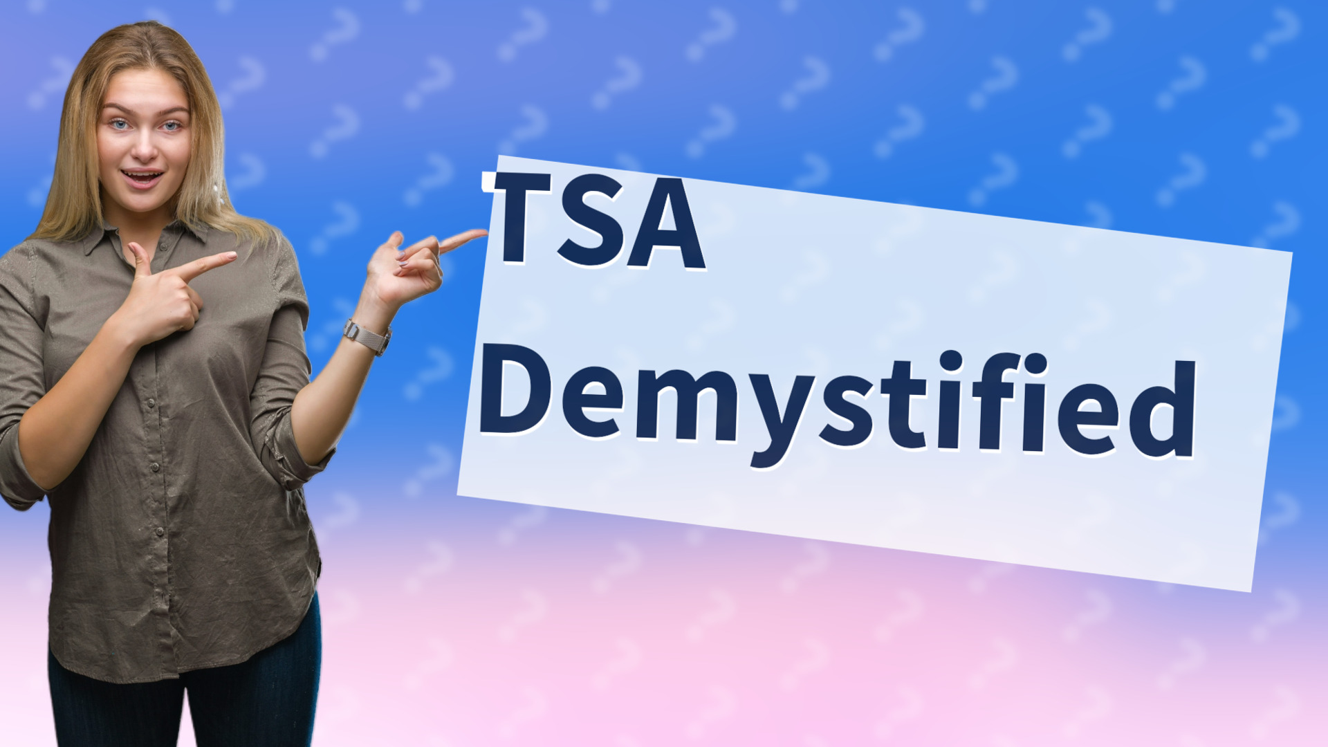 TSA Demystified
