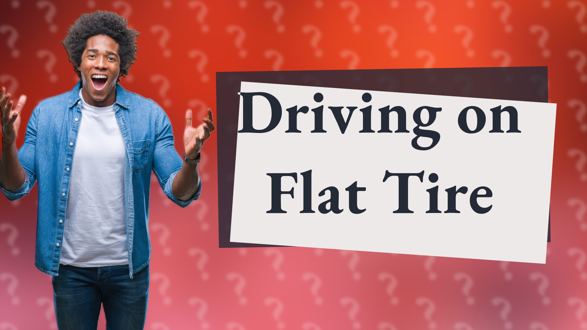 Driving on Flat Tire