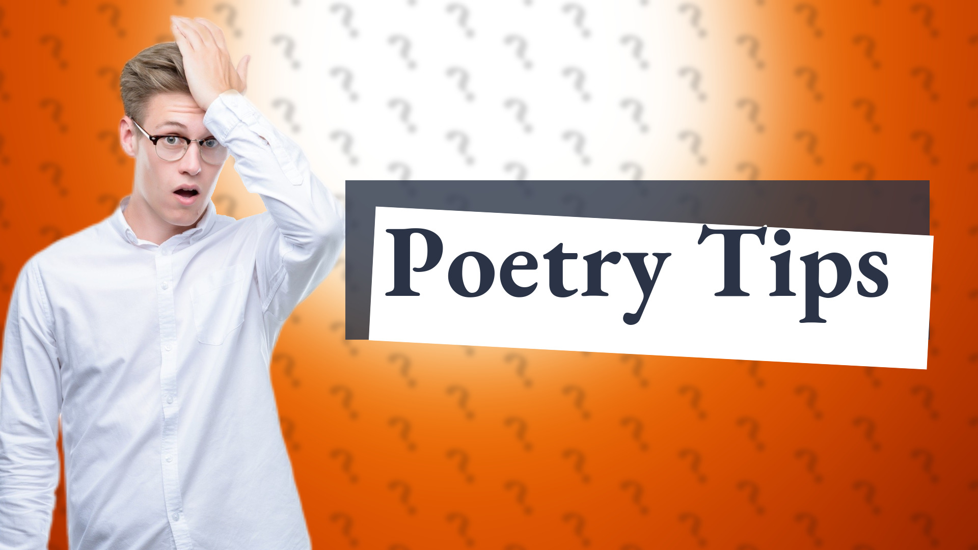 Poetry Tips