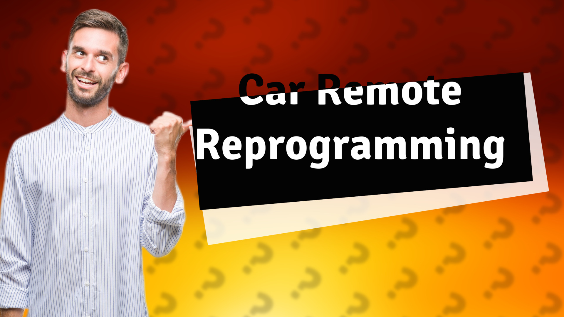Car Remote Reprogramming