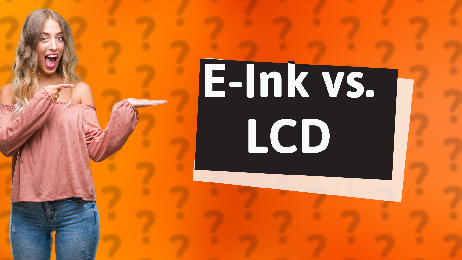 E-Ink vs. LCD