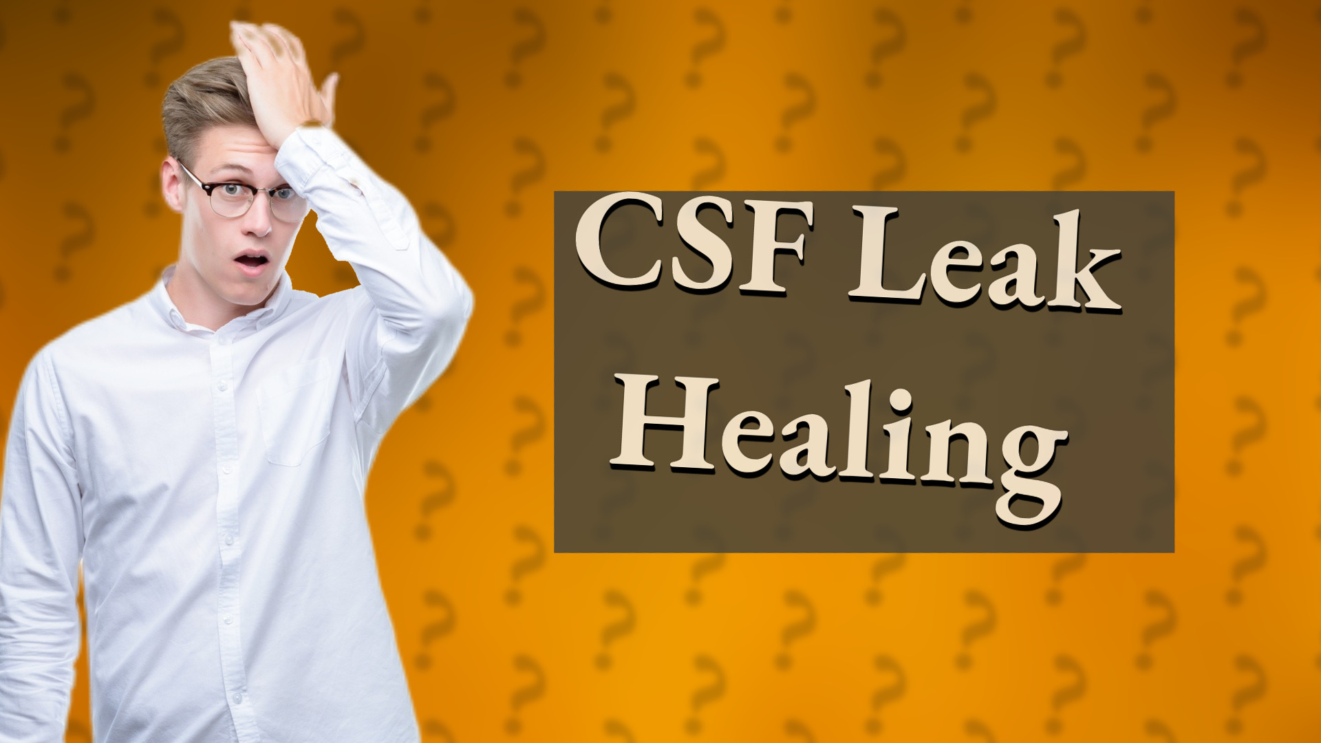 CSF Leak Healing