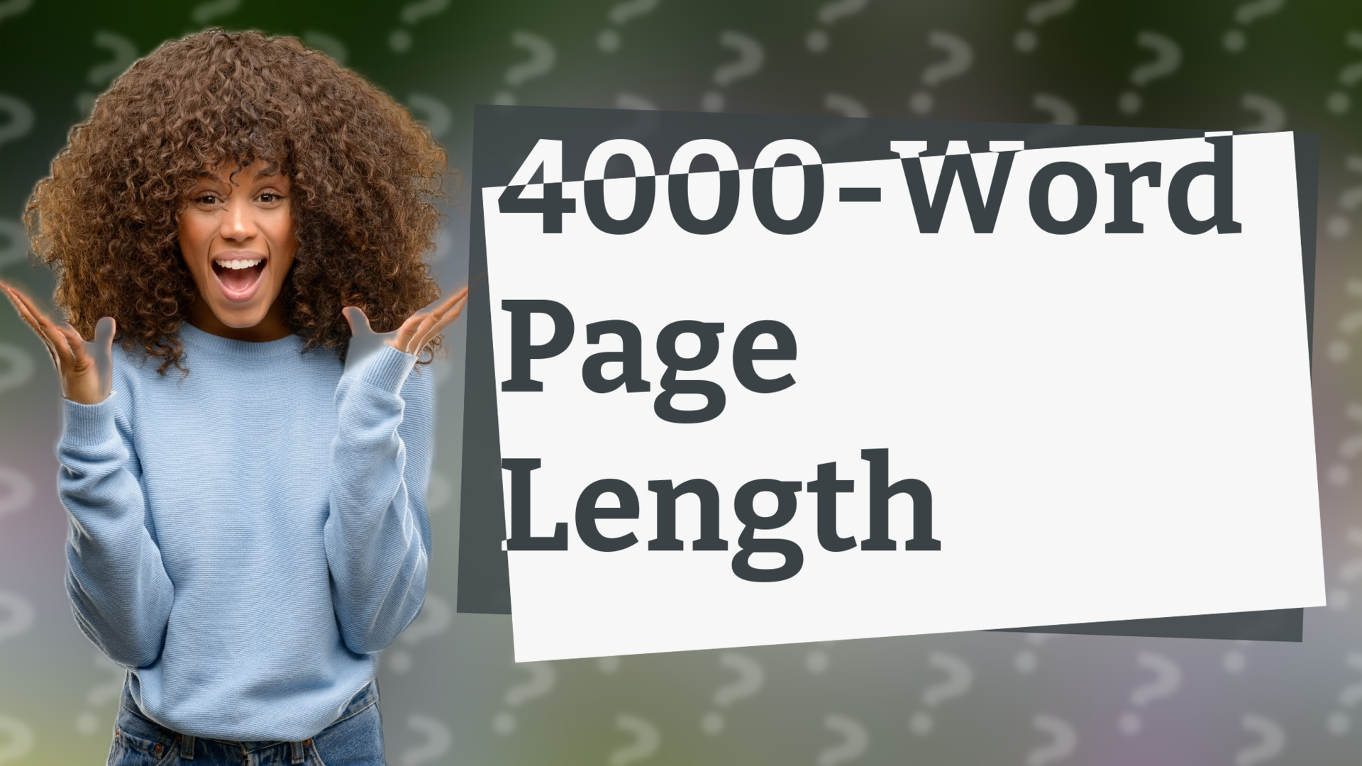 4000-Word Page Length