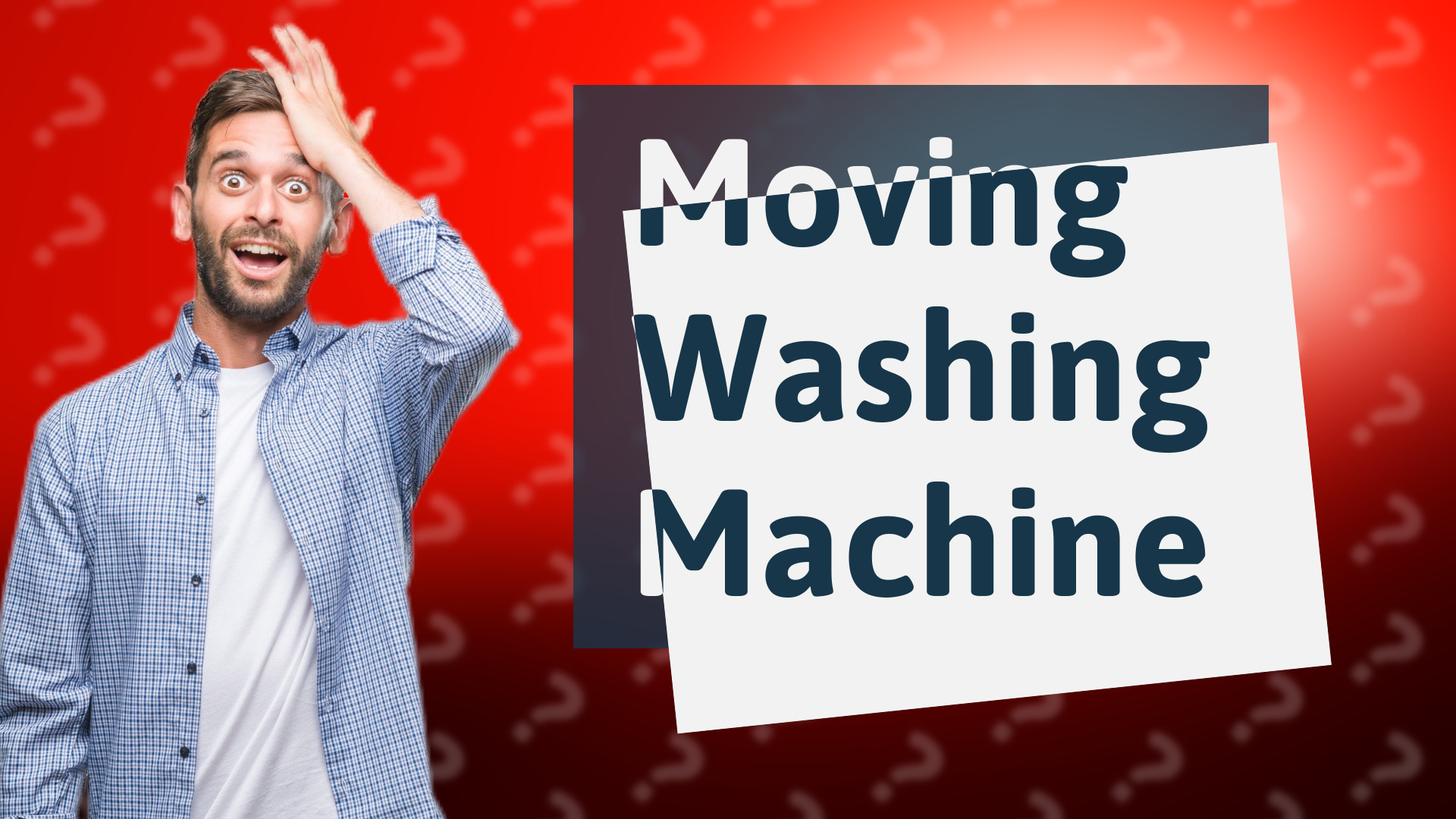 Moving Washing Machine