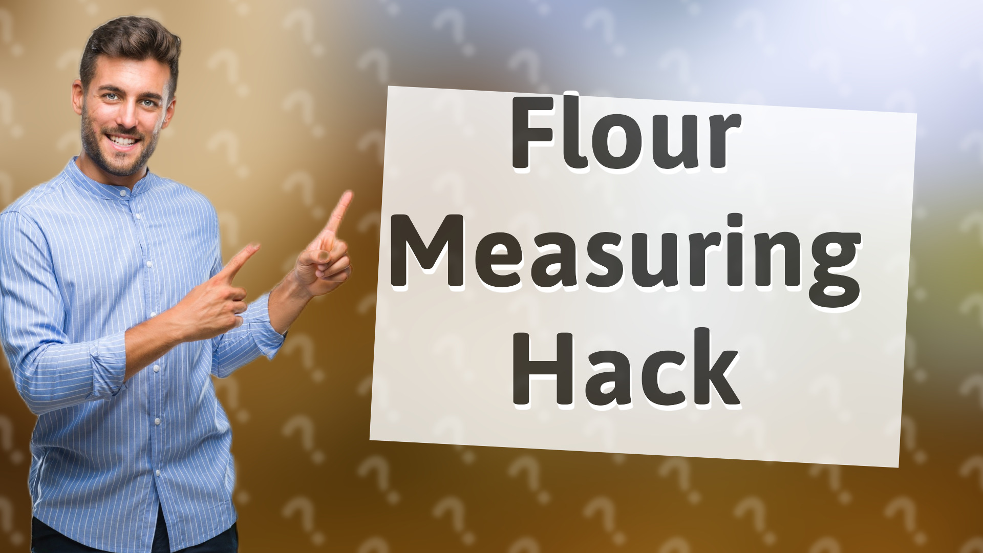 Flour Measuring Hack