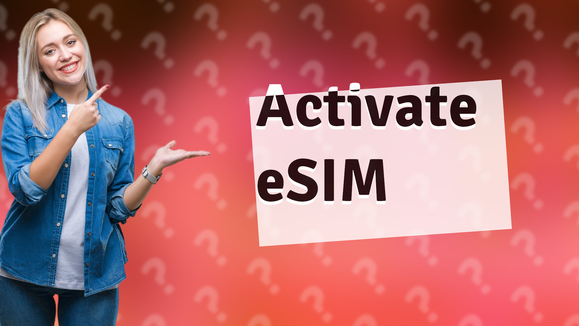Activate eSIM