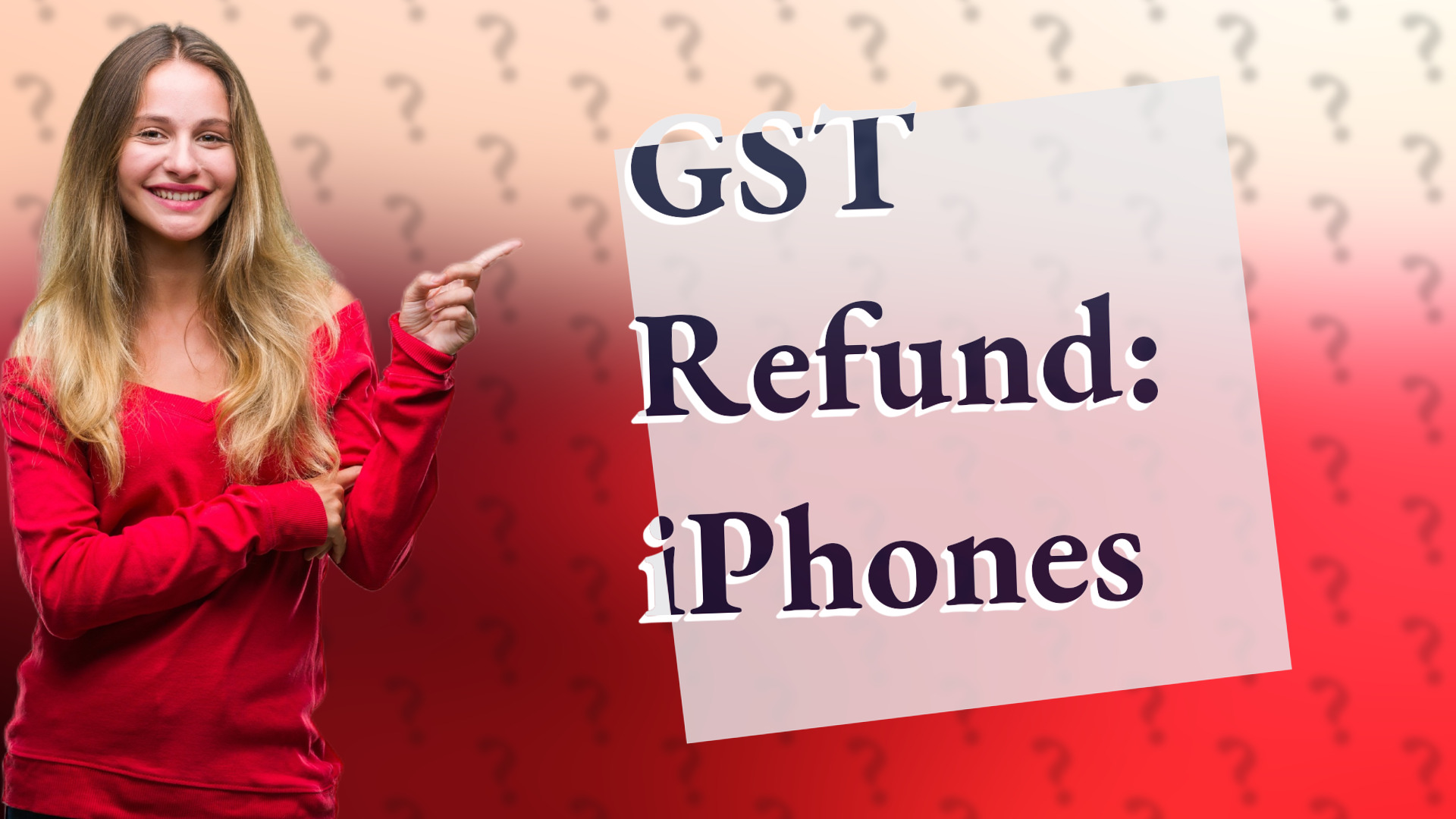 GST Refund: iPhones