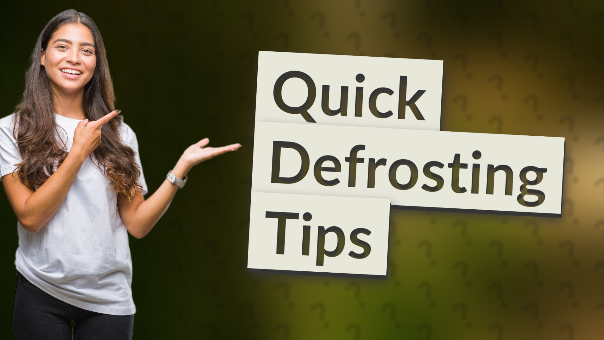 Quick Defrosting Tips