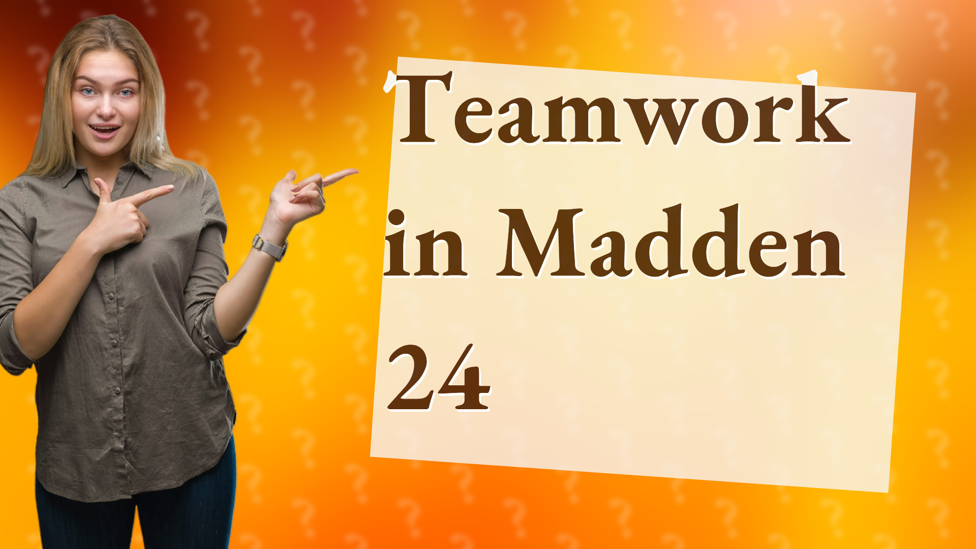 Teamwork in Madden 24