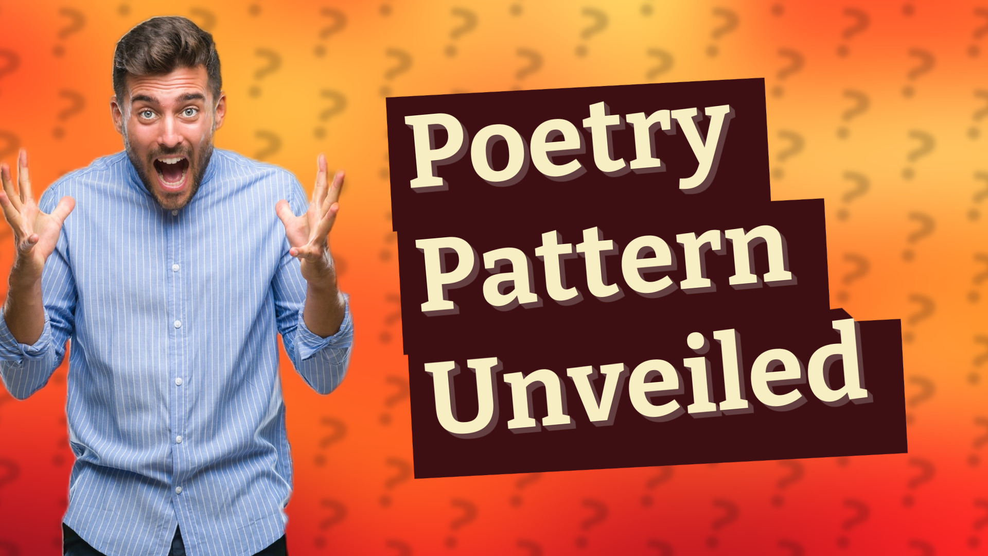 Poetry Pattern Unveiled