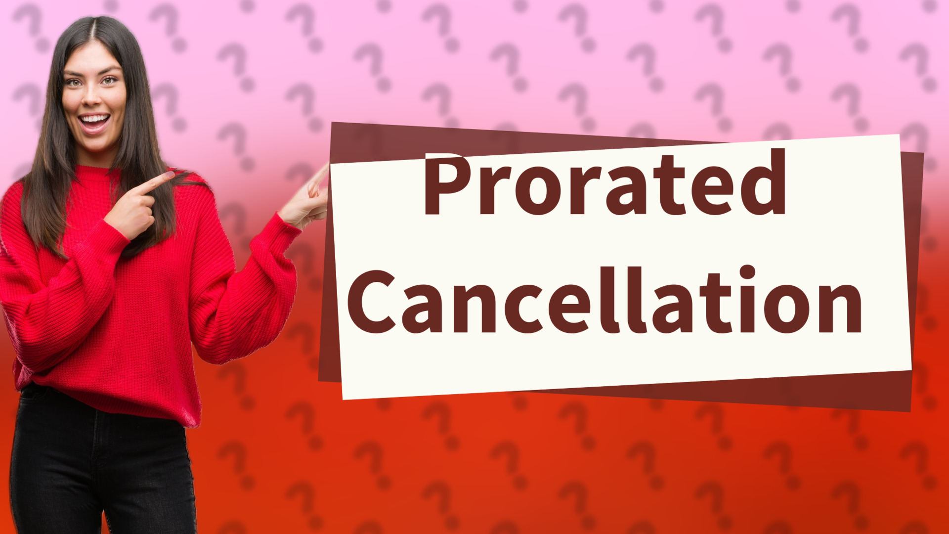 Prorated Cancellation