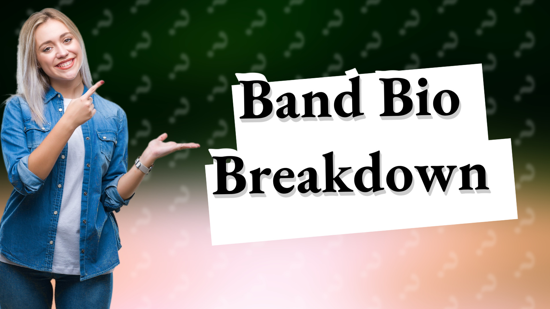 Band Bio Breakdown